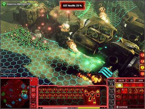 Piechota każ najpierw atakować obstawę, a dopiero potem GST. - The Harder They Fall | Kampania Nod | Command & Conquer 4 Tyberyjski Zmierzch - Command & Conquer 4: Tyberyjski Zmierzch - poradnik do gry