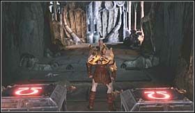 Znajdziesz tam skrzynie, jak i tajemniczą notkę leżącą na ziemi - Królestwo Hadesa (1) | Opis przejścia God of War III - God of War III - poradnik do gry