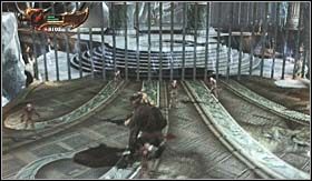 W ten sposób odpalisz walkę podzieloną na trzy etapy - Sędziowie Świata Podziemi (1) | Opis przejścia God of War III - God of War III - poradnik do gry