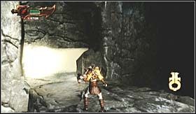 Kilkanaście metrów dalej trafisz na trudniejszy fragment rozgrywki - Ścieżka Eosa (1) | Opis przejścia God of War III - God of War III - poradnik do gry