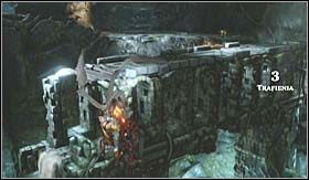 Po drugiej stronie czekać Cię będzie kolejna przeprawa nad przepaścią, tym razem dzięki usłudze harpii - Ścieżka Eosa (1) | Opis przejścia God of War III - God of War III - poradnik do gry