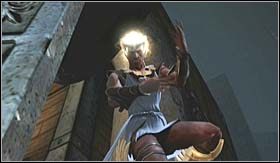 Gdy walka dobiegnie końca, a sześcian przycumuje do innych, załączy się scenka - Jaskinie | Opis przejścia God of War III - God of War III - poradnik do gry