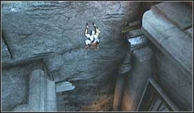 Teraz poszybuj w stronę zbiega i podejdź do ściany, której zdołasz się uczepić - Ogień Olimpijski | Opis przejścia God of War III - God of War III - poradnik do gry