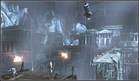 Tam czeka Cię najtrudniejszy moment w grze, wymagający zręczności - Olimpijska Cytadela (1) | Opis przejścia God of War III - God of War III - poradnik do gry