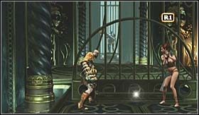 Podążając za kobietą boga, nieco dale, zaatakują Cię przeciwnicy z tarczami - ich wyeliminowanie to czysta formalność - Komnata Posejdona | Opis przejścia God of War III - God of War III - poradnik do gry