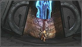 Jeśli wszystko pójdzie zgodnie z planem, wylądujesz na kamiennej półce, gdzie stoczysz bój z kilkoma nieumarłymi legionistami oraz z dwoma kamiennymi posągami - Jamy Tartaru i Kronos (2) | Opis przejścia God of War III - God of War III - poradnik do gry