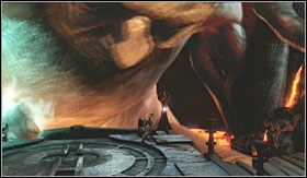 Jak tylko ją otrzymasz, dotychczas przyjazny bóg spróbuje Cię zabić - Kuźnia i Hefajstos | Opis przejścia God of War III - God of War III - poradnik do gry