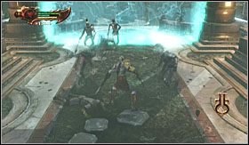 W komnacie Afrodyty przeprowadź kolejną sex-gierkę, aby dostać trochę doświadczenia i skieruj się do wyjścia - Górne Ogrody CD | Opis przejścia God of War III - God of War III - poradnik do gry