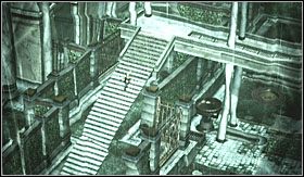 Wchodząc do centralnej części lokacji, przygotuj się na rozwiązanie najtrudniejszej łamigłówki w grze - Ogród Hery (1) | Opis przejścia God of War III - God of War III - poradnik do gry