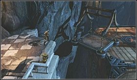 W ten sposób znów trafisz w okolice wiszących sześcianów - Jaskinie CD (2) | Opis przejścia God of War III - God of War III - poradnik do gry