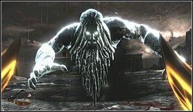 Po zakończonej scence, przejmiesz kontrolę nad bohaterem, z tą tylko różnicą, że widok ukazany będzie z perspektywy pierwszej osoby - Finał | Opis przejścia God of War III - God of War III - poradnik do gry