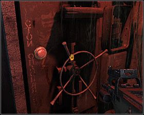 Opis: Zaczekaj aż główny bohater wyjdzie po drabinie na górę, a następnie zbliż się do dużej bramy #1 - Prologue | Opis przejścia Metro 2033 - Prolog - Metro 2033 - poradnik do gry