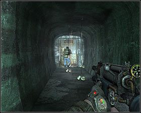 Po dotarciu do nowego rozwidlenia zbadaj ciało oraz leżący niedaleko plecak #1 - Lost Tunnel | Opis przejścia Metro 2033 - Rozdział 2 - Metro 2033 - poradnik do gry