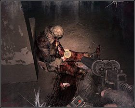 Musisz się tu bardzo pilnować, bo znajdziesz się w pomieszczeniu z dwoma potworami #1 , a kolejne będą czekały na Ciebie na zewnątrz - Dead City 1* (1) | Opis przejścia Metro 2033 - Rozdział 2 - Metro 2033 - poradnik do gry