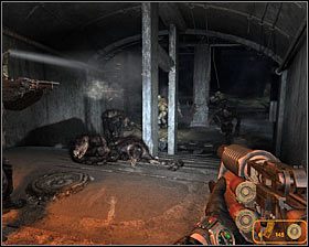 Po zejściu na dół przygotuj się do pierwszej walki ze znanymi Ci potworami #1 #2 - Dungeon | Opis przejścia Metro 2033 - Rozdział 6 - Metro 2033 - poradnik do gry