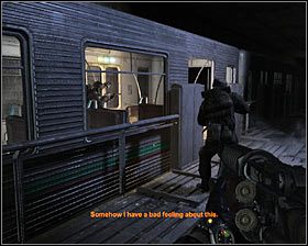 Po kilku chwilach dotrzesz na stację kolejową, na której dołączysz ponownie do reszty drużyny #1 - Cave (2) | Opis przejścia Metro 2033 - Rozdział 6 - Metro 2033 - poradnik do gry