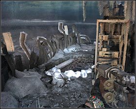 Kucnij i skorzystaj z wąskiego przejścia znajdującego się na prawo od okiennicy, w której pojawiła się latająca bestia #1 - Top (1) | Opis przejścia Metro 2033 - Rozdział 7 - Metro 2033 - poradnik do gry