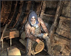 Osoba ta sprzedaje bronie, noże do rzucania, laski dynamitu i apteczki - Handlarze (2) | Handlarze w Metro 2033 - Metro 2033 - poradnik do gry