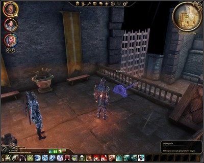 Idź teraz do okrągłego pomieszczenia znajdującego się za kratą - Zadania główne (1) | Zadania główne w Dragon Age Początek Przebudzenie - Dragon Age: Początek - Przebudzenie - poradnik do gry