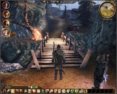 Zaraz za mostkiem po raz pierwszy spotkasz elfkę - Velannę. - Zadania główne (2) | Zadania główne w Dragon Age Początek Przebudzenie - Dragon Age: Początek - Przebudzenie - poradnik do gry