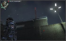 Następnie wyceluj w strażnika [1] i ściągnij go na dół przy pomocy linki - Witamy w Panau (1) | Opis przejścia Just Cause 2 - Agencja - Just Cause 2 - poradnik do gry