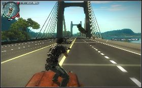 Wejdź na dach wozu i przygotuj się na pościg z wrogimi wozami [1] - Nalot na kasyno | Opis przejścia Just Cause 2 - Agencja - Just Cause 2 - poradnik do gry