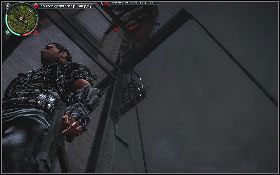 Przebiegnij do środkowej wieży [1] po kablu, a potem przy pomocy linki i wystających platform [2] wspinaj się na sam szczyt - W potrzasku | Opis przejścia Just Cause 2 - Ularowcy II - Just Cause 2 - poradnik do gry