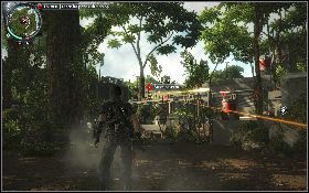 Idąc dalej w głąb bazy natkniesz się na dwie wieże ze snajperami [1] - Zajęcie twierdzy (Chłopcy z zabawkami) | Opis przejścia - Ularowcy III - Just Cause 2 - poradnik do gry