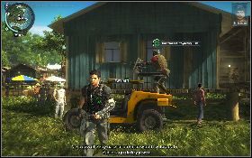 Udaj się na miejsce zbiórki, gdzie porozmawiaj z informatorem [1] - Wyciąganie Jeremyego | Opis przejścia Just Cause 2 - Ularowcy III - Just Cause 2 - poradnik do gry