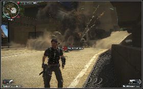 Wyrzuć go z wozu [1] , a potem zastrzel albo obrzuć granatami [2] - Na antenie | Opis przejścia Just Cause 2 - Ularowcy III - Just Cause 2 - poradnik do gry