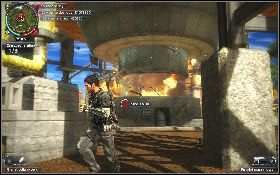 Kiedy zbliżysz się do silosu rzuć w jego kierunku dwa granaty albo ładunki wybuchowe [1] i poczekaj chwilę, aż eksplozja zniszczy twój cel [2] - Ocal las | Opis przejścia Just Cause 2 - Ularowcy IV - Just Cause 2 - poradnik do gry