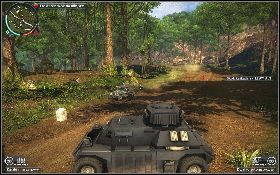 Wóz pancerny jest zaopatrzony w karabin maszynowy i działo, więc nie powinieneś mieć problemów, aby przebić się przez obronę bazy [1] - Poskromienie bestii | Opis przejścia Just Cause 2 - Żniwiarze I - Just Cause 2 - poradnik do gry