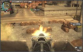 Na końcu jednej z ulic natkniesz się na strzelca, obsługującego karabin maszynowy [1] - Zajęcie twierdzy (Druga poprawka) | Opis przejścia Just Cause 2 - Żniwiarze II - Just Cause 2 - poradnik do gry