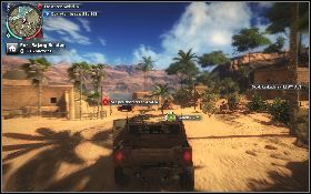 W pewnej chwili natkniesz się na pustynną drogę, na prawo od głównej trasy [1] - Świadek szczególnej troski | Opis przejścia Just Cause 2 - Żniwiarze II - Just Cause 2 - poradnik do gry