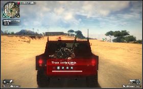 Skorzystaj ze spadochronu, aby jak najszybciej dotrzeć do konwoju składającego się z trzech samochodów [1] - Piekło na resorach | Opis przejścia Just Cause 2 - Żniwiarze II - Just Cause 2 - poradnik do gry