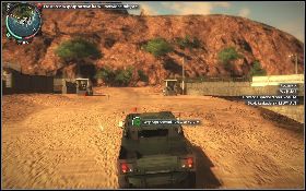 Następnie wysadź ładunek lub granatem drzwi kontenera [1] - Chcę się wyrwać | Opis przejścia Just Cause 2 - Żniwiarze III - Just Cause 2 - poradnik do gry