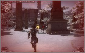 Następnie wejdź do samochodu doktora i zacznij zjeżdżać [1] na dół po trasie narciarskiej - Narciarski wyciąg | Opis przejścia Just Cause 2 - Żniwiarze III - Just Cause 2 - poradnik do gry