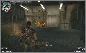 Kiedy technik wbiegnie na teren portu, zacznij kierować się do magazynu z ogromnym przejściem [1] - Zajęcie twierdzy (Wolny handel) | Opis przejścia Just Cause 2 - Karaluchy I - Just Cause 2 - poradnik do gry