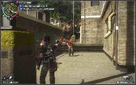 Następnie rozpocznij szturm na plac przy lądowisku - Zajęcie twierdzy (Olej za krew) | Opis przejścia Just Cause 2 - Karaluchy II - Just Cause 2 - poradnik do gry