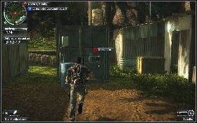 Tutaj ponownie rozpraw się ze wszystkimi wrogami [1] , a potem na spokojnie rozbrój bombę [2] - Z prądem | Opis przejścia Just Cause 2 - Karaluchy II - Just Cause 2 - poradnik do gry