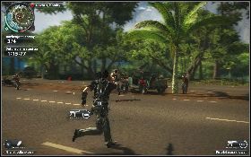 Aby dotrzeć do czwartego punktu będziesz musiał przejechać przez autostradę [1] - Z prądem | Opis przejścia Just Cause 2 - Karaluchy II - Just Cause 2 - poradnik do gry