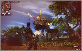 Udaj się do wyznaczonej bazy wojskowej - Działania ofensywne | Opis przejścia Just Cause 2 - Karaluchy IV - Just Cause 2 - poradnik do gry