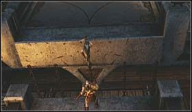 Po krótkiej rozmowie, wyjdź po drugiej stronie i zbierz wzmocnienie ze skrzyni po prawej stronie - aMAZEd - sekretne trofeum (2) | Trofea w God of War III - God of War III - poradnik do gry