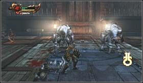 Po zatrzymaniu się dojdzie do kolejnej dłuższej walki - aMAZEd - sekretne trofeum (2) | Trofea w God of War III - God of War III - poradnik do gry