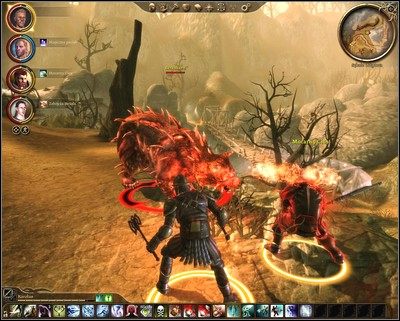 Ten stwór zaatakuje Cię w pobliżu wejścia do lokacji - M3 Sękate Wzgórza | Mapy | Atlas świata w Dragon Age Początek Przebudzenie - Dragon Age: Początek - Przebudzenie - poradnik do gry