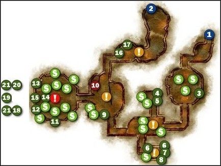 1 - M2.3 Twierdza Czuwania - Podziemia | Mapy | Atlas świata - Dragon Age: Początek - Przebudzenie - poradnik do gry