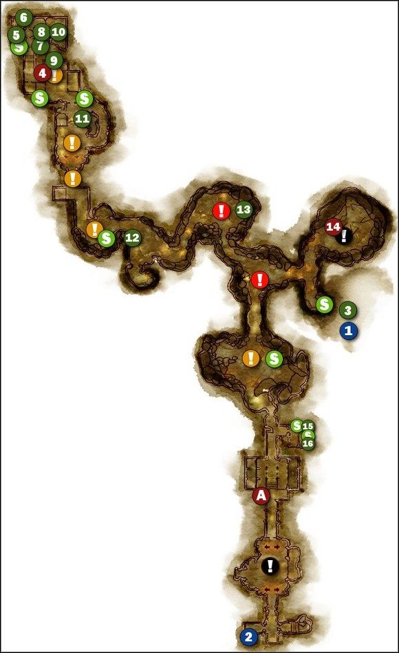 1 - M6 Kopalnia srebrytu | Mapy | Atlas świata w Dragon Age Początek Przebudzenie - Dragon Age: Początek - Przebudzenie - poradnik do gry