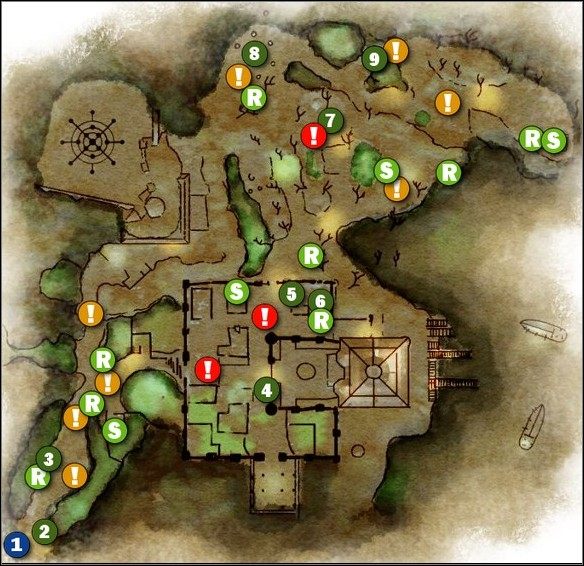 1 - M7 Czarne Mokradła | Mapy | Atlas świata Dragon Age Początek Przebudzenie - Dragon Age: Początek - Przebudzenie - poradnik do gry