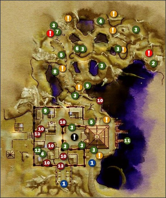 1 - M8 Nieśmiertelne Czarne Mokradła | Mapy | Atlas świata - Dragon Age: Początek - Przebudzenie - poradnik do gry