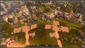 Mając ryby werbujemy kilku (3-4) żołnierzy w karczmie i wysyłamy generała na sąsiednie włości - Misja II: Wojskowi mile widziani | Kampania The Settlers 7 Droga do Królestwa - The Settlers 7: Droga do Królestwa - poradnik do gry